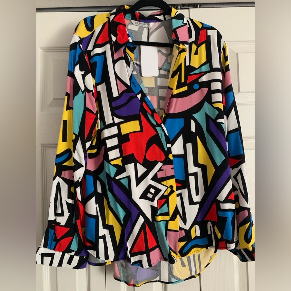 90’s inspired button down